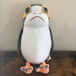 Star Wars Porg Plush Toy Disney Brown White Stuffed Animal Gifting